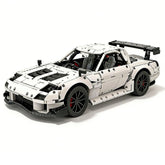 1:8 White Rx-7 FD RE Amemiya Sports Car Building Blocks - 3874 PCS