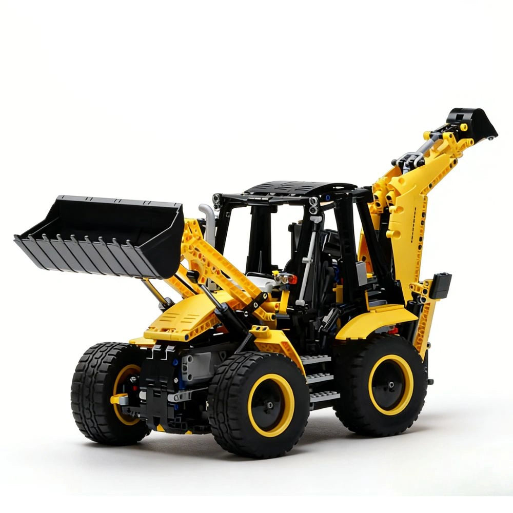 Backhoe Excavator Building Blocks - 1712 PCS