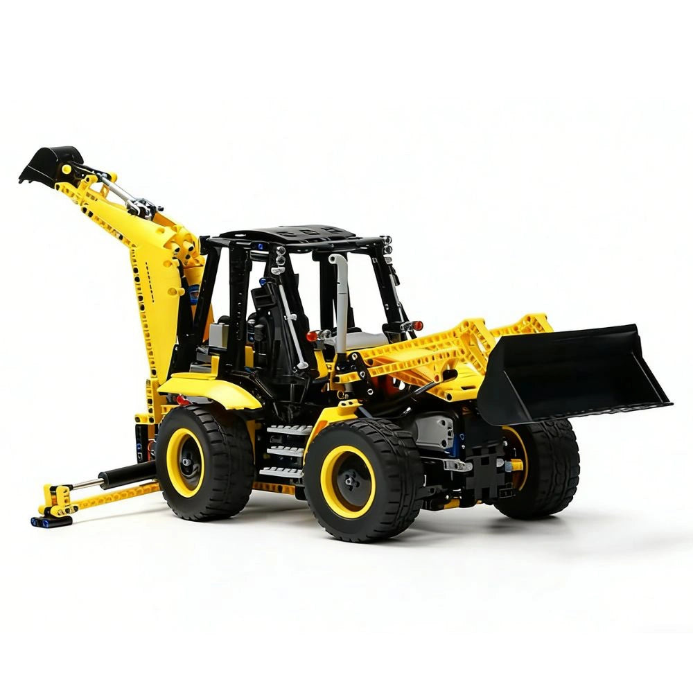 Backhoe Excavator Building Blocks - 1712 PCS