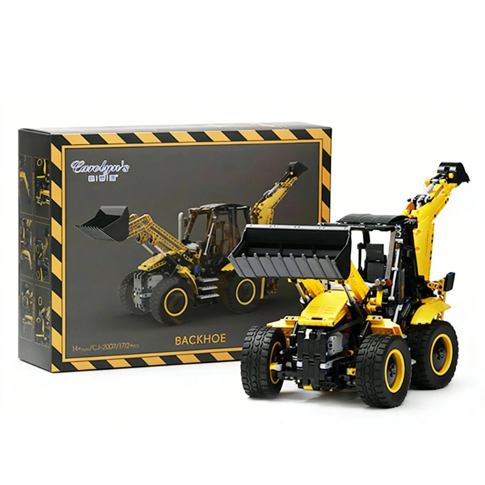 Backhoe Excavator Building Blocks - 1712 PCS