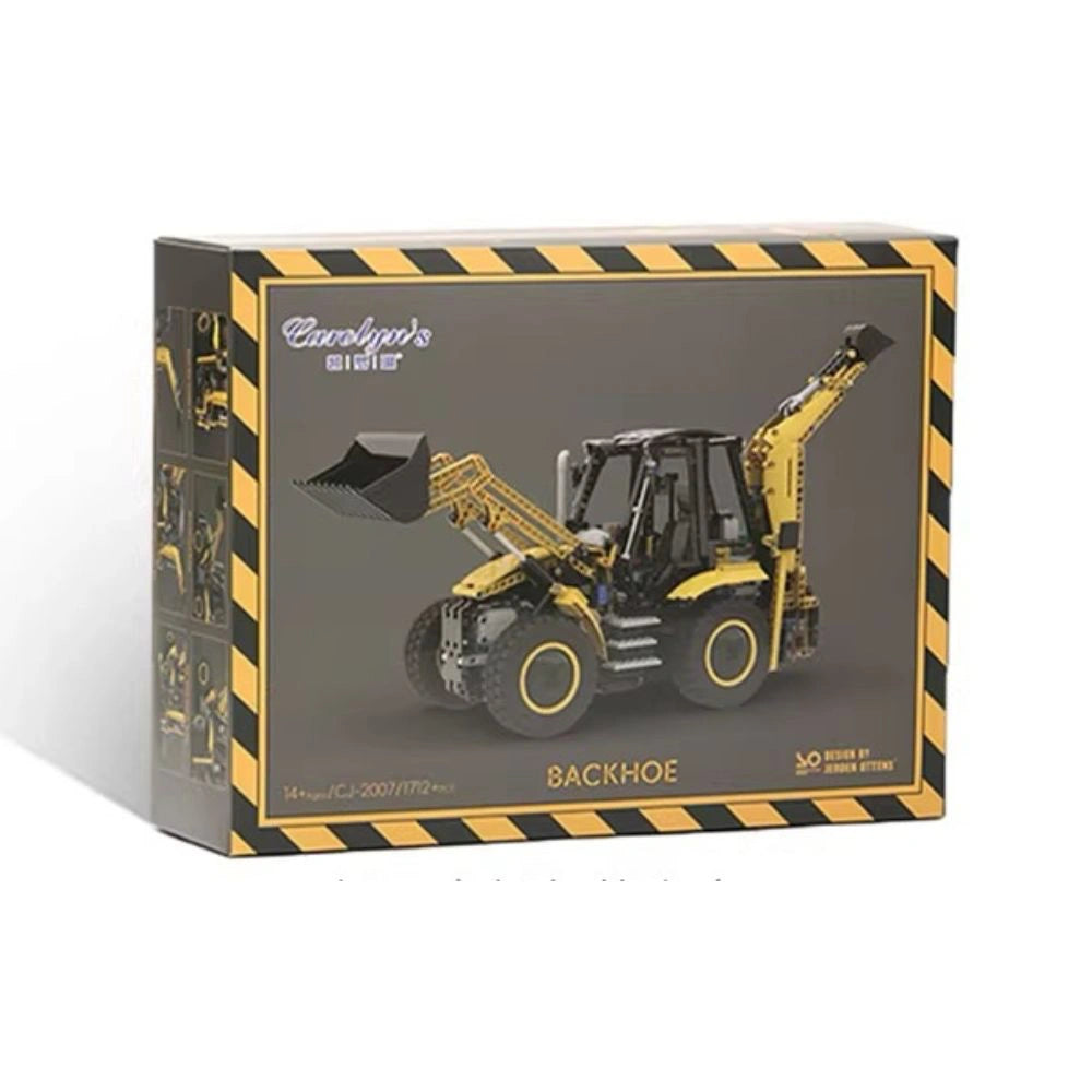 Backhoe Excavator Building Blocks - 1712 PCS
